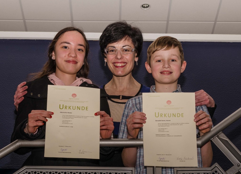 Freude über den 1. Preis 2014 Freude über den 1. Preis 2014
